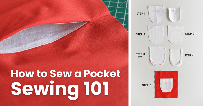How to Sew a Pocket | Sewing 101