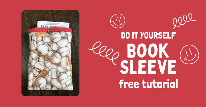 DIY Book Sleeve | How to Make a Book Sleeve