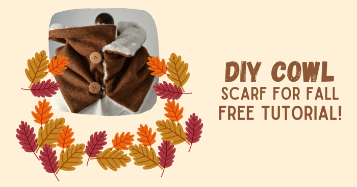 How to Sew a Cowl Scarf in 5 Easy Steps