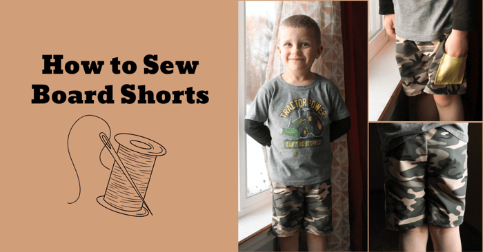 How to Sew Board Shorts | Using Cowabunga Board Shorts Pattern