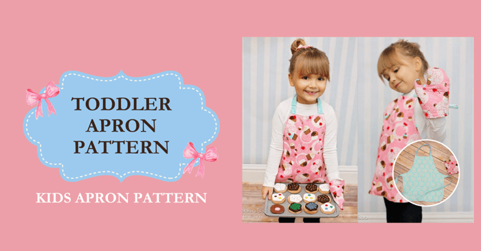 FREE Toddler Apron Pattern | Kids Apron Pattern