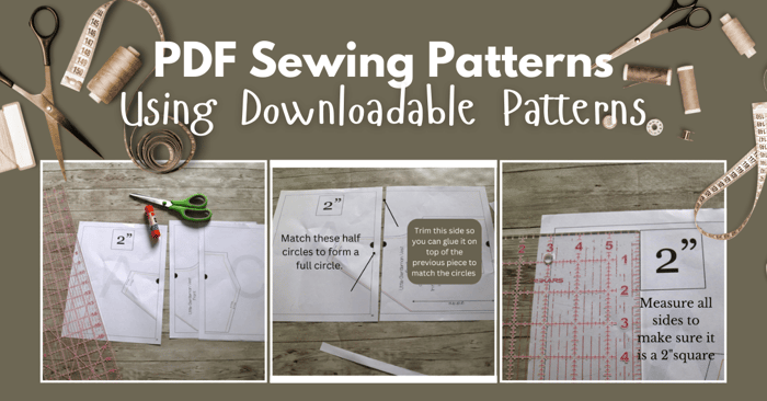 PDF Sewing Patterns | Using Downloadable Patterns