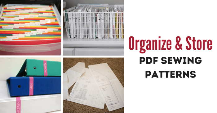 Sewing Pattern Storage: Organize PDF Sewing Patterns