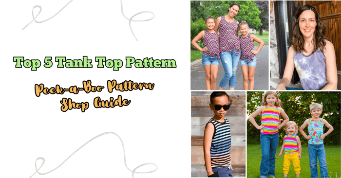 Top 5 Tank Top Pattern: Peek-a-Boo Pattern Shop Guide