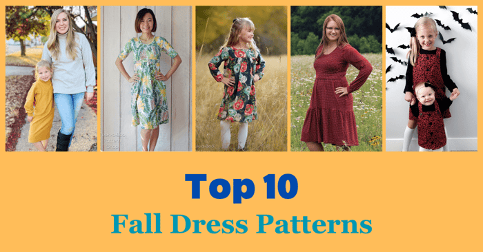 Top 10 Fall Dress Patterns | Peek-a-Boo Pattern Shop