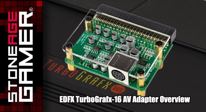EDFX TurboGrafx-16 AV Adapter Overview