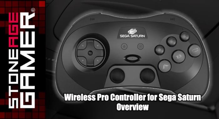 Sega Saturn Wireless Pro Controller Overview