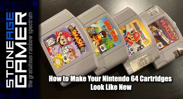 How to Make Your Nintendo 64 Cartridges Look Like New