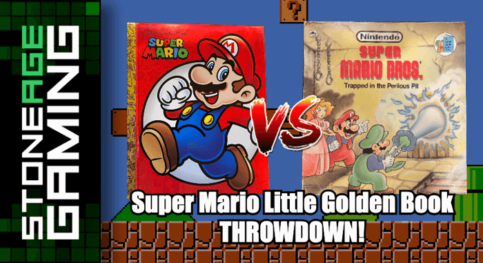 Stone Age Gaming - Super Mario Little Golden Book THROWDOWN!