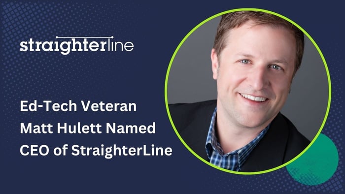Ed-Tech Veteran Matt Hulett Named CEO of StraighterLine
