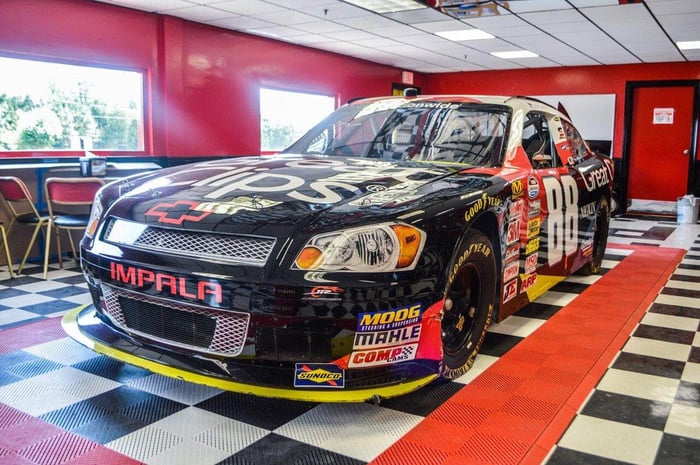 Look: Dale Earnhardt Jr.'s #88 Chevy on display