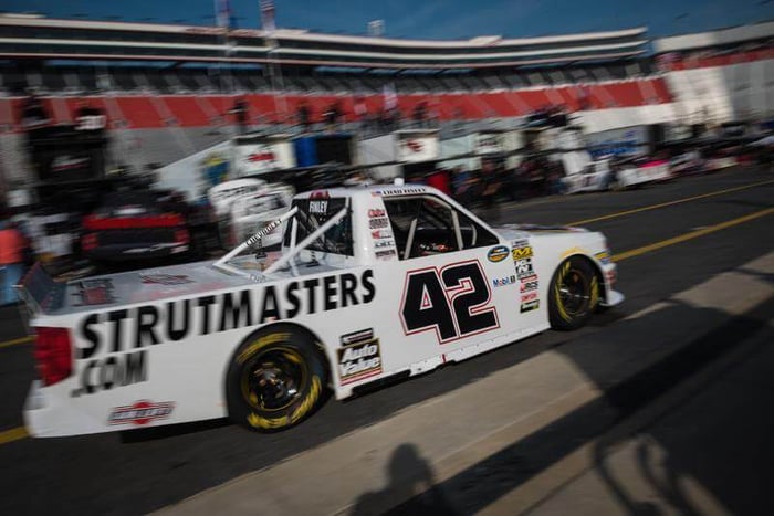 Look: Chad Finley's Strutmasters-Sponsored #42 NASCAR Truck