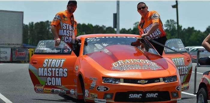 Wally Stroupe lays down a 6.676 with boost from Strutmasters, KB Racing