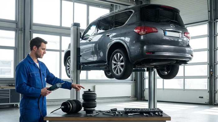 Infiniti QX56 Air Suspension Failure: Your Guide to Diagnosis, Repair & Conversion