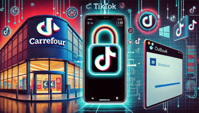 Dernières Actus IT : Cyberattaque Carrefour , TikTok ban et Outlook (im)posé