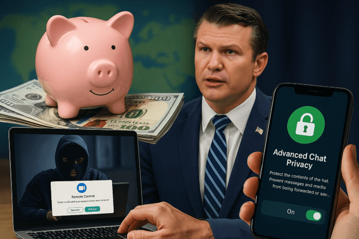 🌍 Actus IT : Scam farms, Signalgate, Zoom crypto-hack & un merci qui coûte cher 🔥🤖