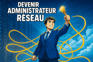 🧭 Comment devenir administrateur réseau (NetAdmin) : la feuille de route pour les autodidactes qui aiment les câbles… et le cloud