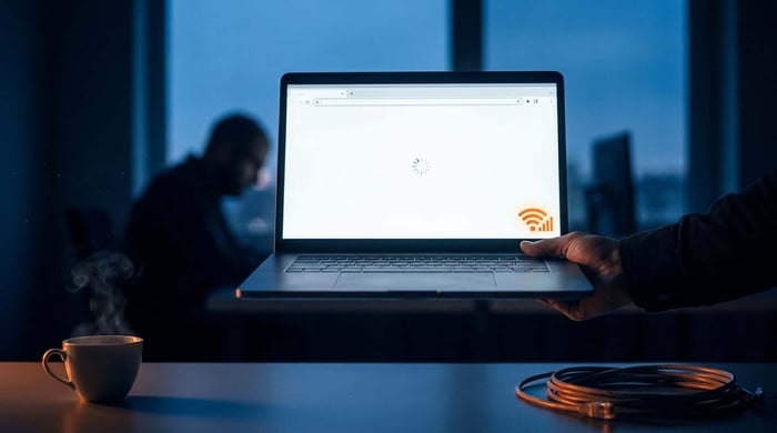 connecté mais pas d'accès internet : un pc affiche le wifi connecté alors que le navigateur ne charge aucune page