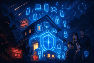 🛡️ Cybersécurité à la maison : protéger sa famille comme une petite entreprise