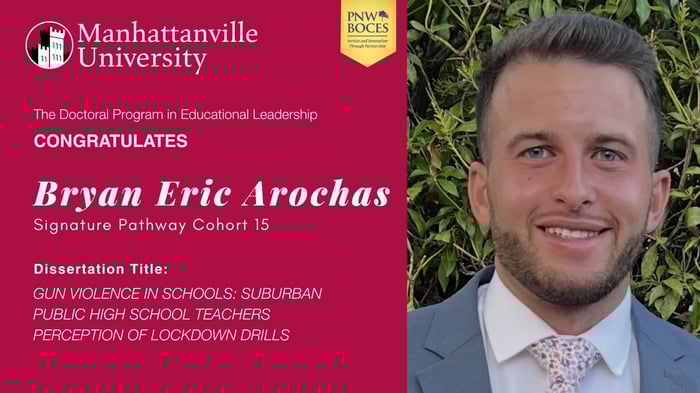 Congratulations to Bryan Arochas who on Tuesday, April 7, 2026, successfully defended his dissertation.