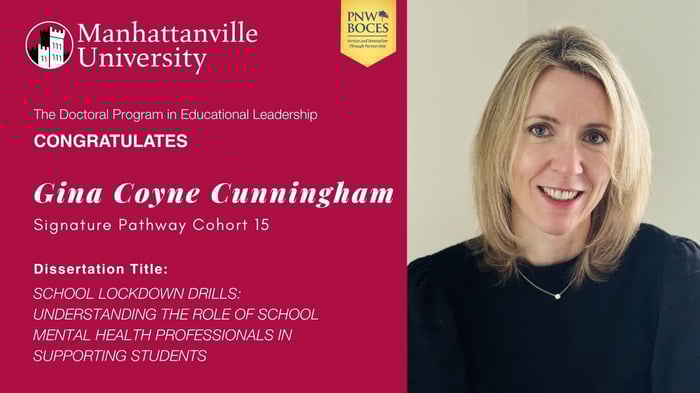 Successful Final Dissertation Defense - Congratulations Gina Coyne Cunningham