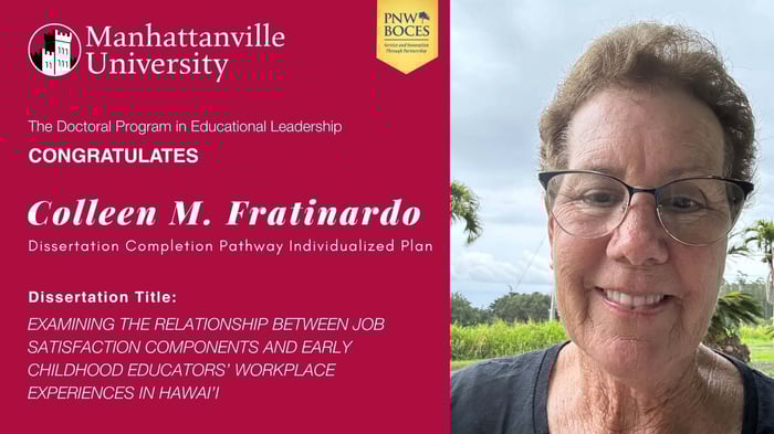 Congratulations to Colleen M. Fratinardo who on Tuesday, April 14, 2026, successfully defended her final dissertation.