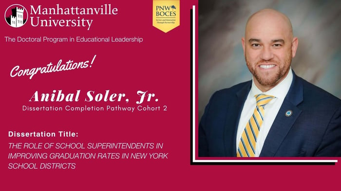 Congratulations to Anibal Soler, Jr., who on July 16, 2026, successfully defended his dissertation