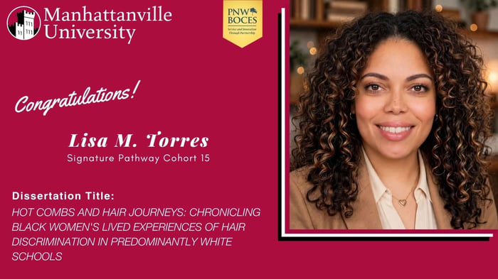 Congratulations to Lisa M. Torres, who on Thursday, September 20, 2026, successfully defended her dissertation.