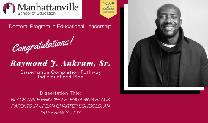 Successful Final Dissertation Defense - Congratulations to Raymond Ankrum!