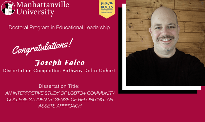 Successful Final Dissertation Defense - Congratulations to Joseph Falco!