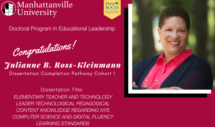 Successful Final Dissertation Defense - Congratulations to Julianne B. Ross-Kleinmann!