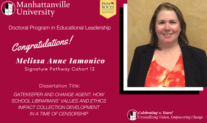 Successful Final Dissertation Defense - Congratulations to Melissa Anne Iamonico!