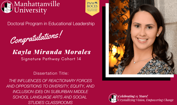 Successful Final Dissertation Defense - Congratulations to Kayla Miranda Morales!