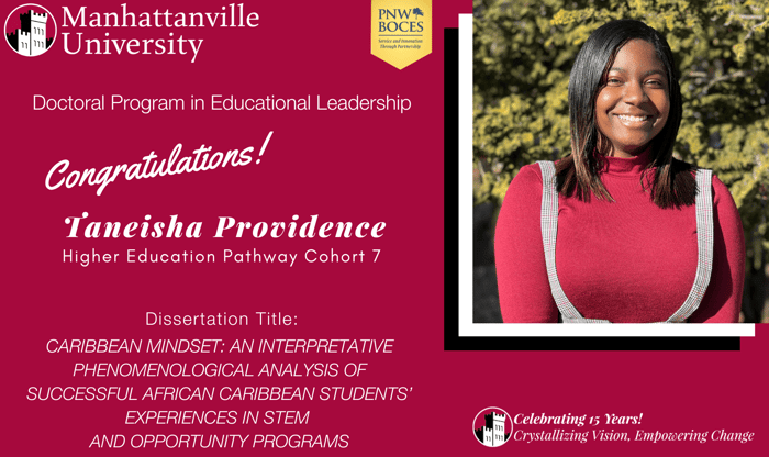 Successful Final Dissertation Defense - Congratulations to Taneisha Providence!