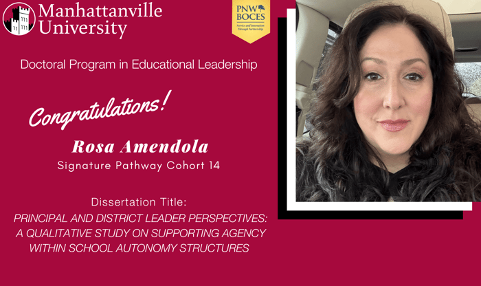 Successful Final Dissertation Defense - Congratulations to Rosa Amendola!