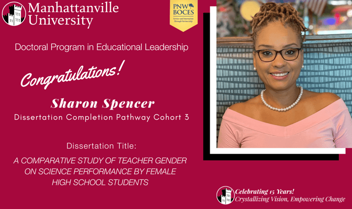 Successful Final Dissertation Defense - Congratulations to Sharon Spencer!