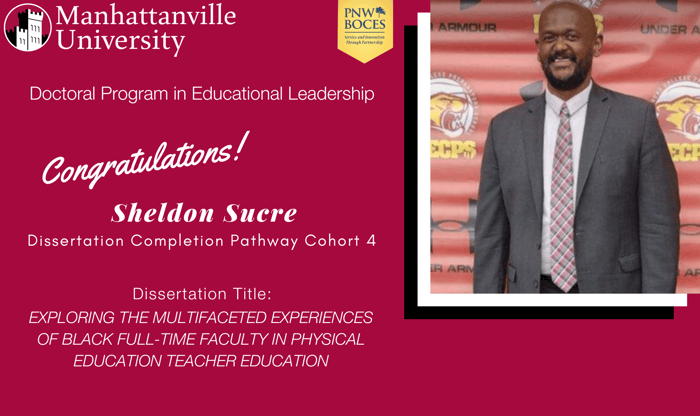 Successful Final Dissertation Defense - Congratulations to Sheldon Sucre!