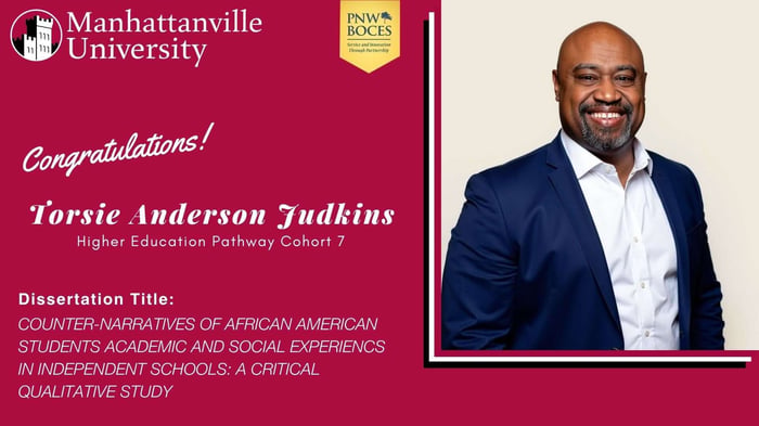 Congratulations to Torsie Anderson Judkins, who on Wednesday, September 9, 2026, successfully defended his dissertation.