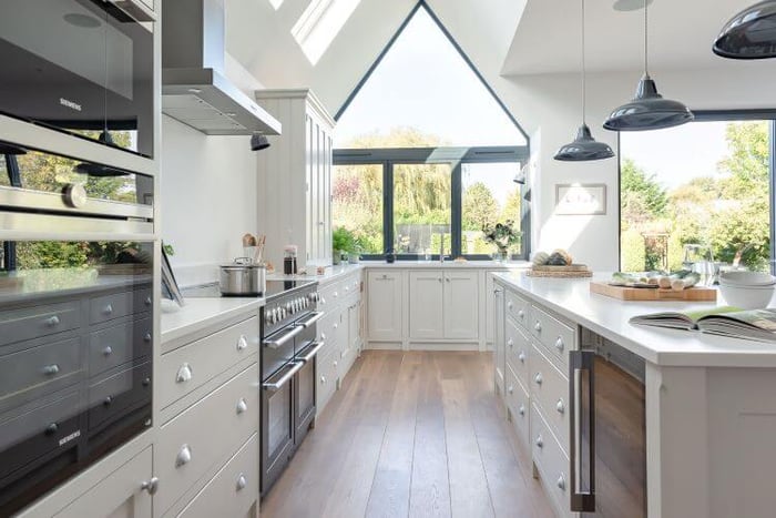 All-white kitchen renovation