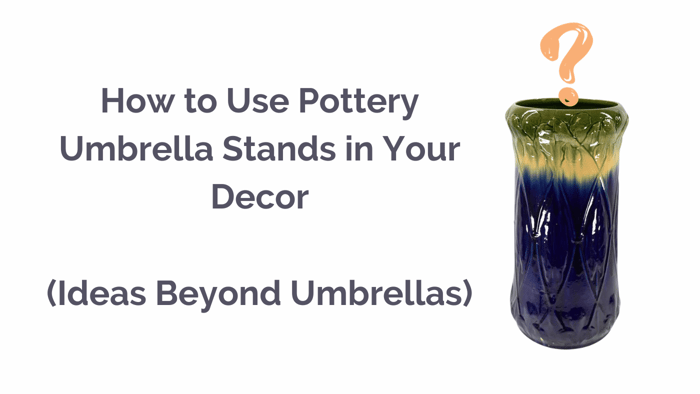 How to Use Vintage Pottery Umbrella Stands in Your Home