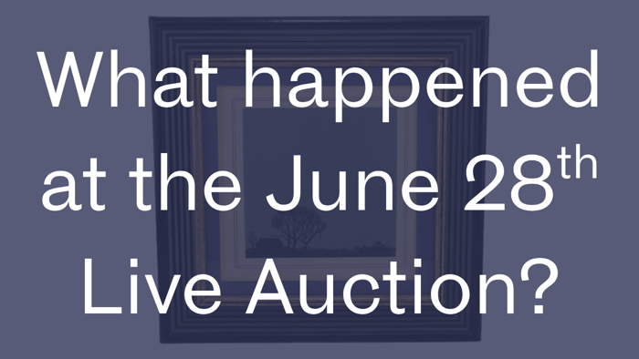 June 28th Live Auction Results