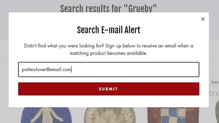 Get Notified When The Pottery You Collect Is Available