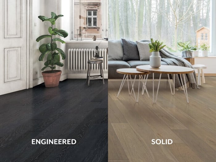Solid Hardwood vs. Engineered