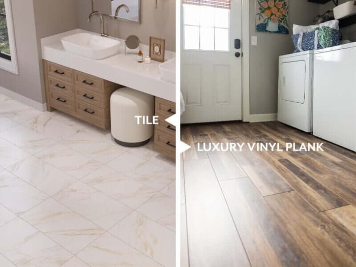 Tile vs. Luxury Vinyl