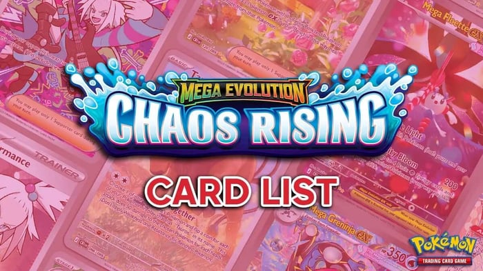 Chaos Rising Card List - Pokémon TCG