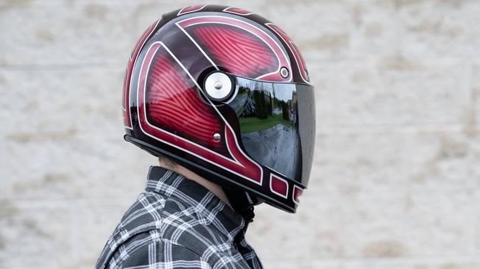 https www.revzilla.com motorcycle icon-alliance-dark-helmet ICON Alliance GT Watchkeeper Helmet Review at RevZilla.com