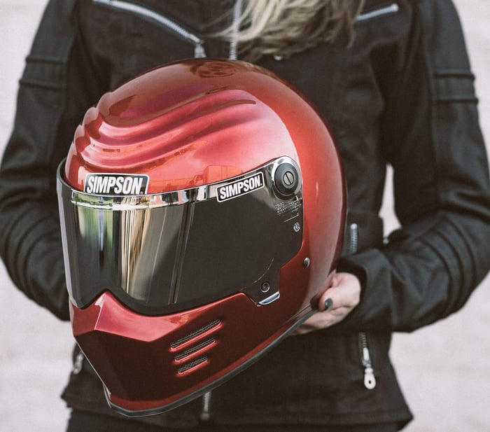 New Simpson Outlaw Bandit Color - Candee Red New Simpson Outlaw Bandit Color - Candee Red