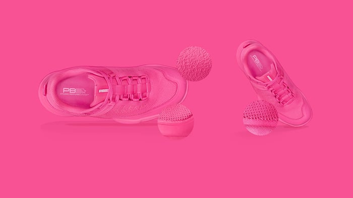 Pink PB5 Court 2 shoes