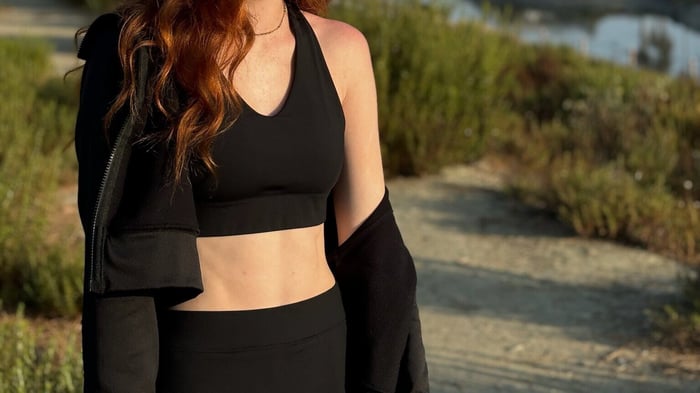 Woman's spring outfit for pickleball