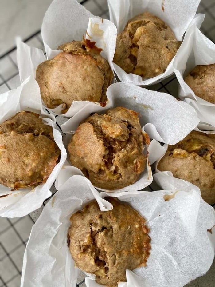 Banana & Cinnamon Buckwheat Muffins